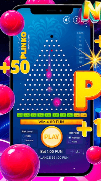 Real Plinko Screenshot